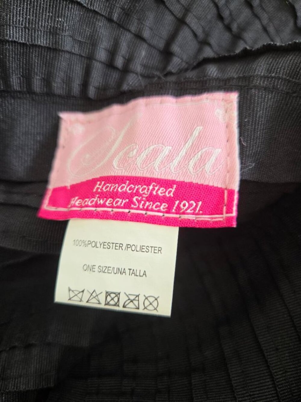 Scala Black Wide 21.5" Brim All Stretch Flexible Styling Options Hat - Picture 3 of 4